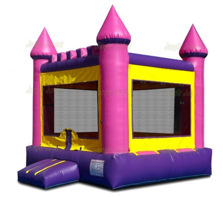 Pink and Purple Bounce Castle