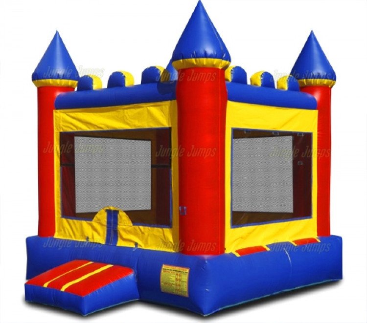 Red and Blue Bounce Castle